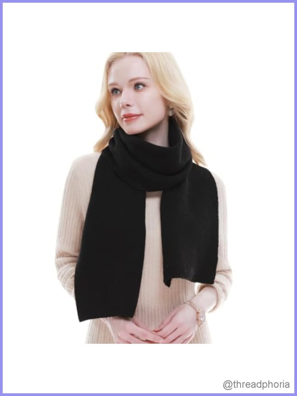 Women's Winter Knit Scarf Soft Cozy Warm Accessory